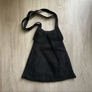 Crochet shoulder bag